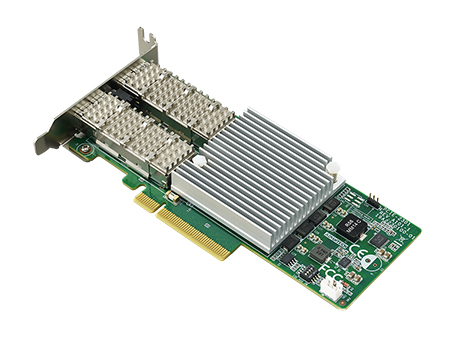 인텔 XL710 탑재 2포트 QSFP 기가비트 이더넷 PCIE 서버 어댑터